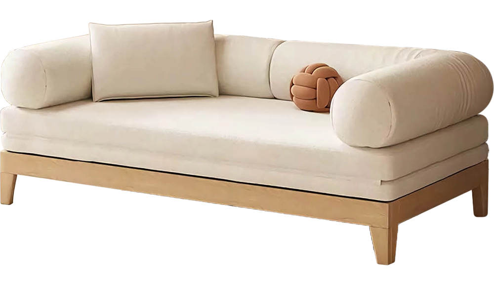 S-2419布藝沙發床(淺灰色) 