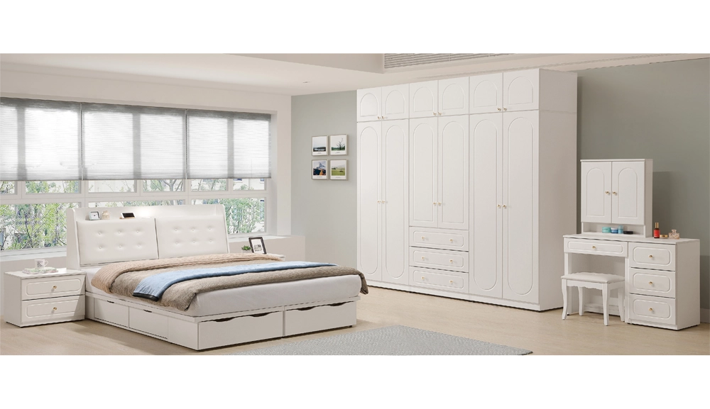 費歐娜法式奶油8X8尺衣櫥組合