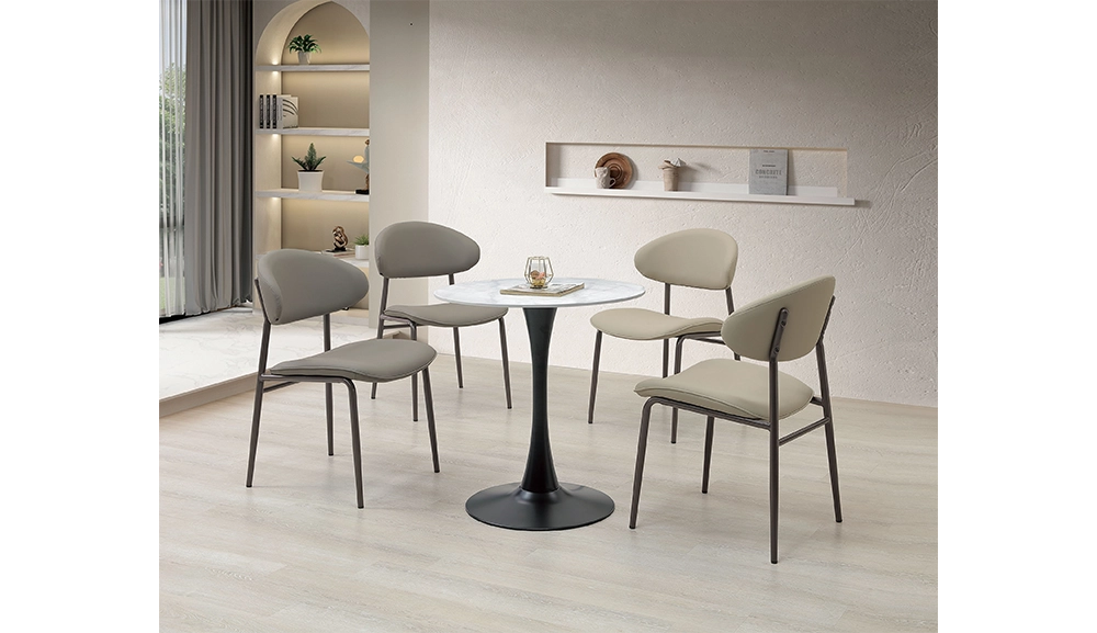 格列弗2.3尺岩板圓餐桌