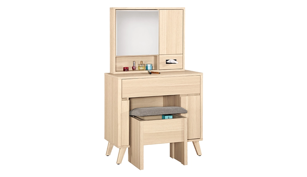 克萊爾2.7尺化妝台(全組)