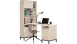 丹妮拉5尺L型四抽書桌