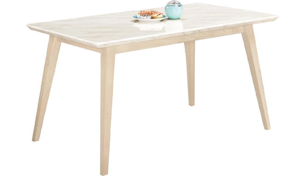 露艾琳原石餐桌(洗白色)