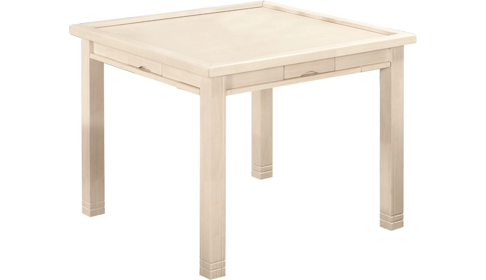 潘朵拉3.1尺餐桌兼麻將桌(洗白色)