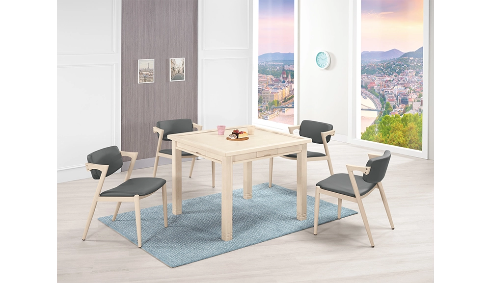 潘朵拉3.1尺餐桌兼麻將桌(洗白色)