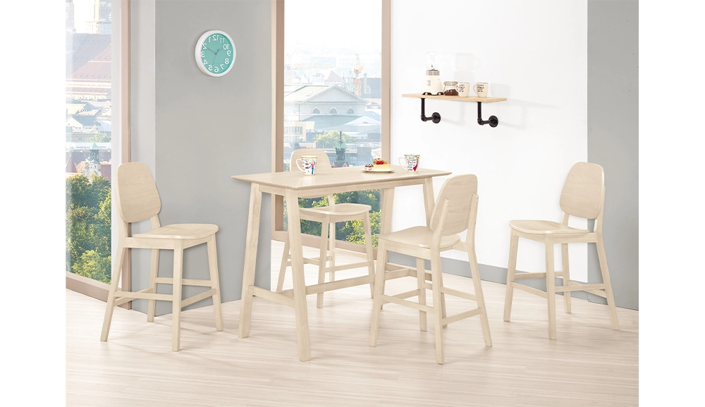 艾莉絲休閒桌(洗白色)