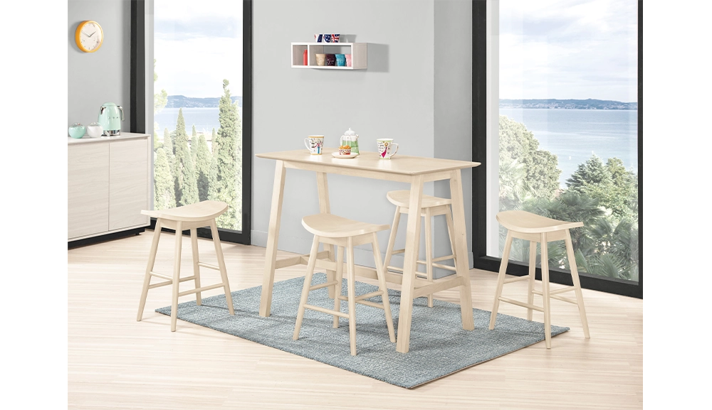 艾莉絲休閒桌(洗白色)