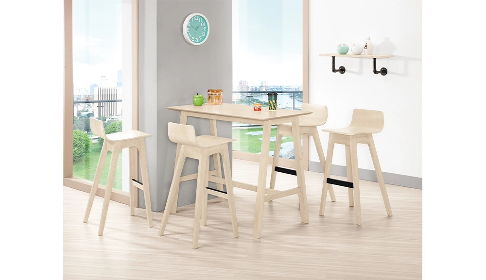 艾莉絲休閒桌(洗白色)