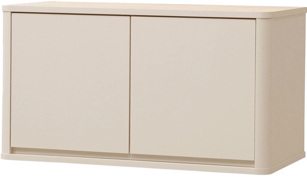 奶油風2.6尺二抽玄關鞋櫃