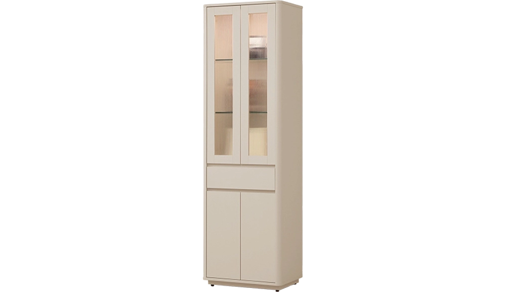 奶油風2尺展示櫃