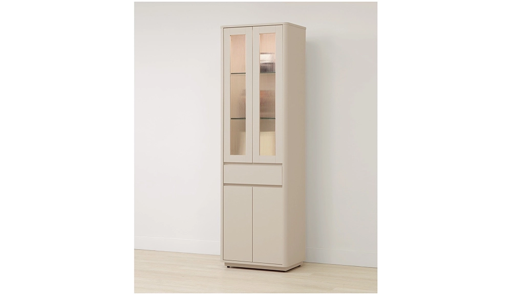 奶油風2尺展示櫃