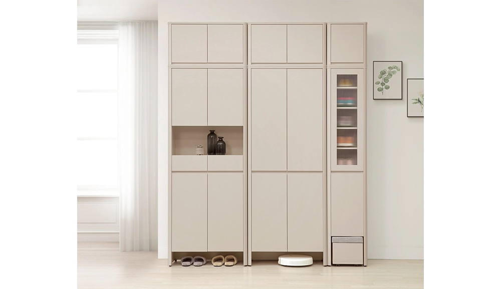 奶油風1.3尺玄關鞋櫃