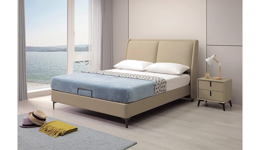 米諾瓦半牛皮床台