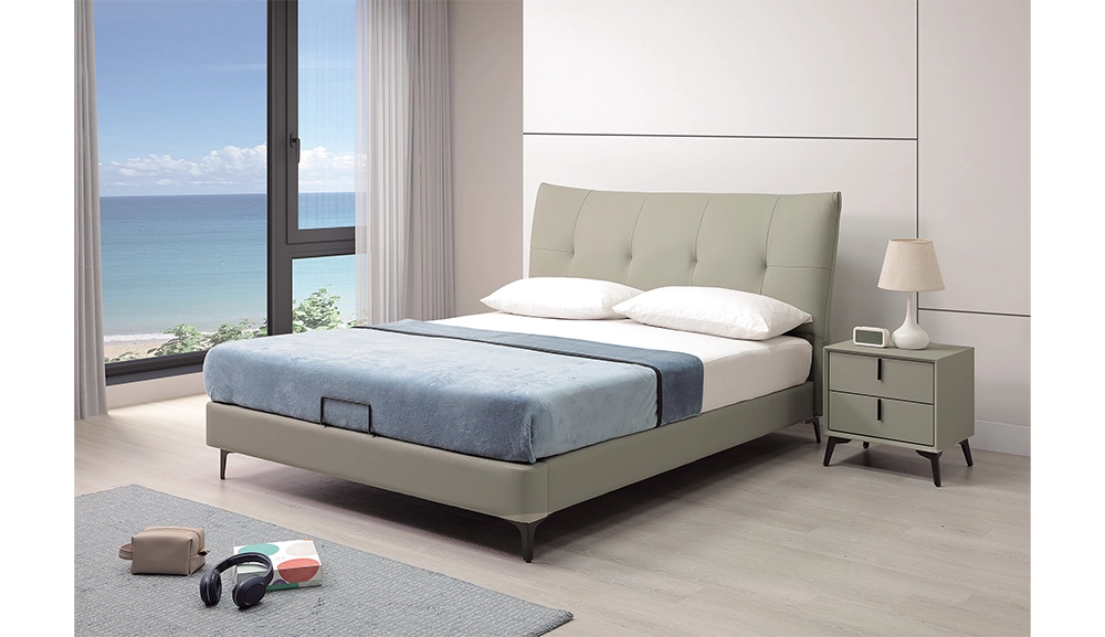 斯威特半牛皮床台