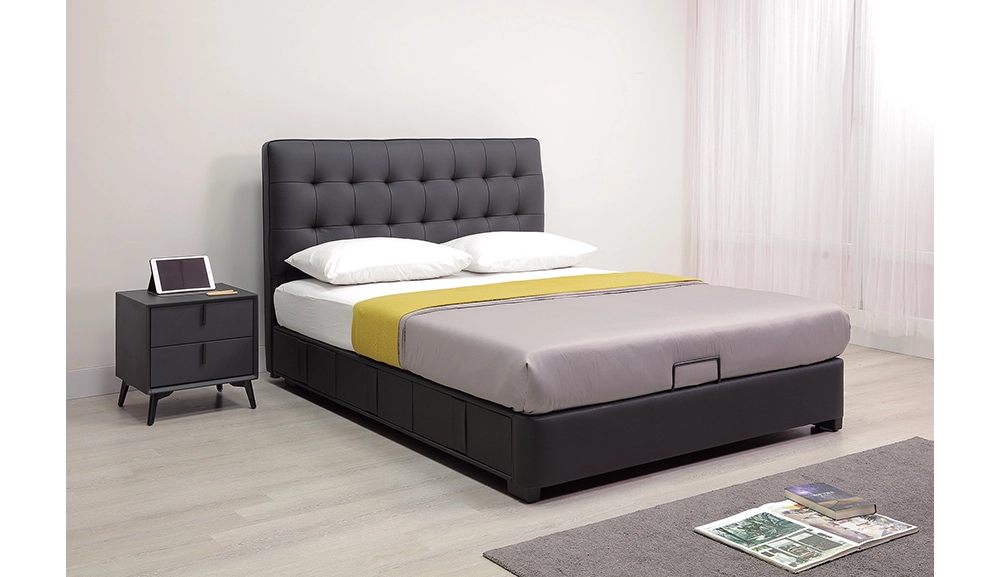 華格夫半牛皮三抽床台