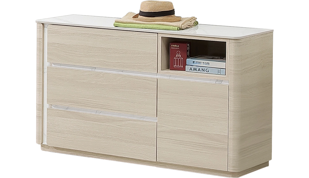 華格納4尺岩板收納斗櫃