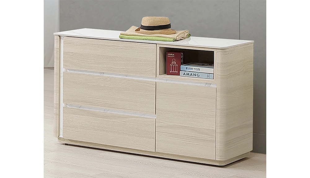 華格納4尺岩板收納斗櫃