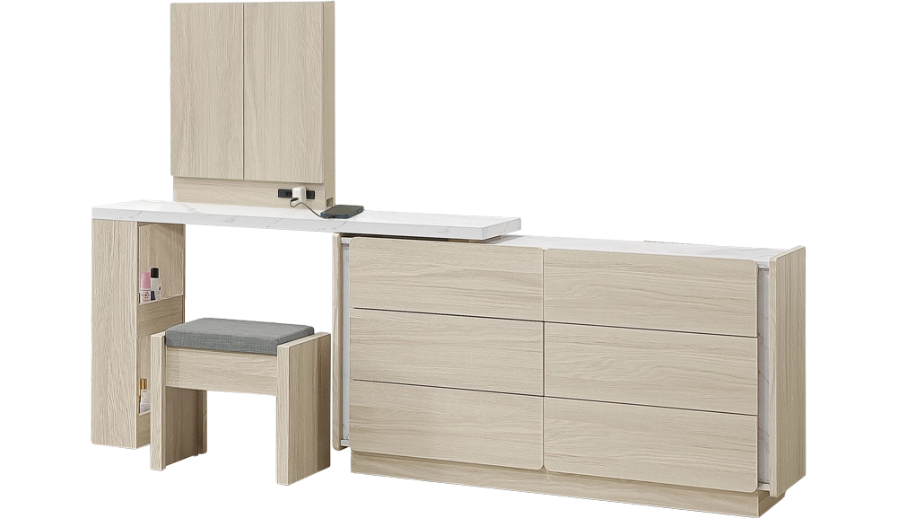 克利奧4尺功能伸縮鏡台組