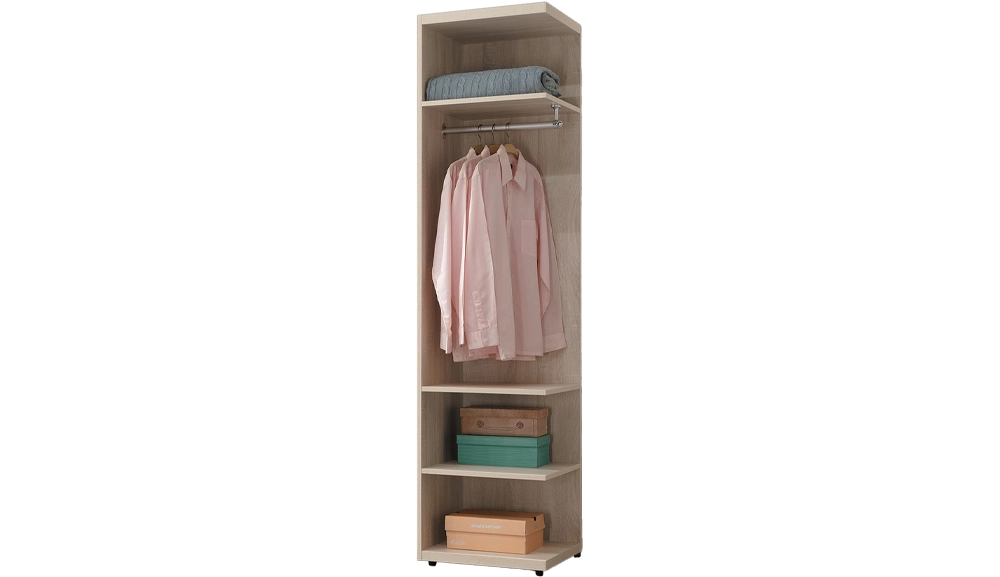 伯恩2.5尺雙吊隔板衣櫥