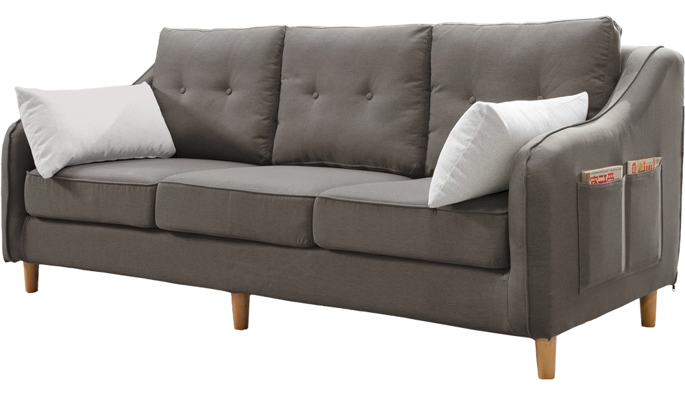 杜克三人座布沙發