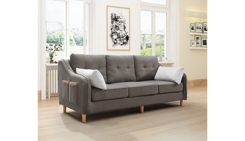 杜克三人座布沙發