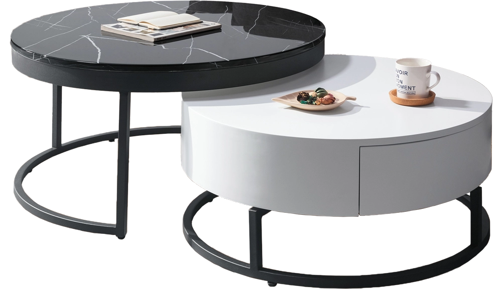 凡麗莎石面茶几組