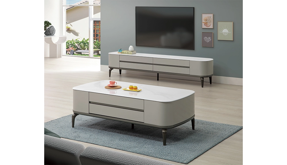 莫尼石面大茶几