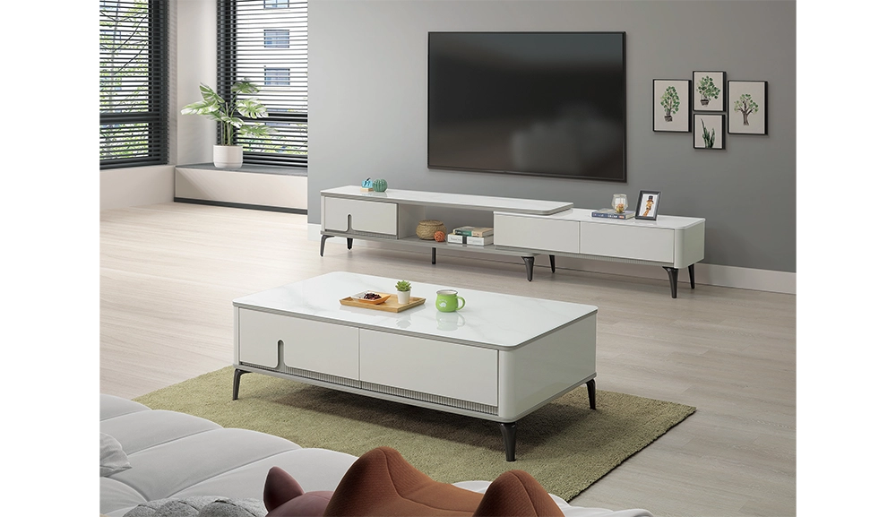 傑尼特玻璃大茶几