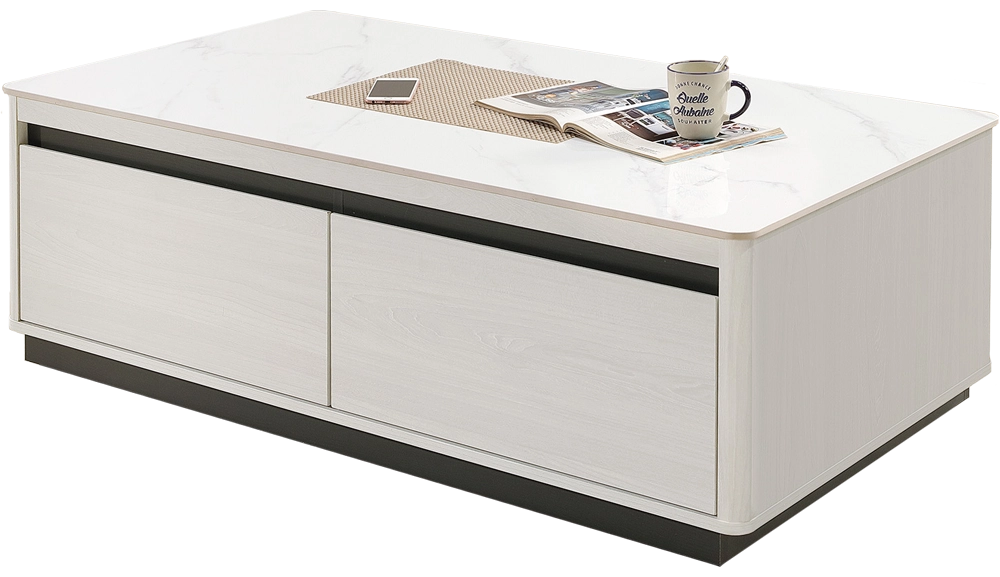 卡森4.3尺岩板大茶几