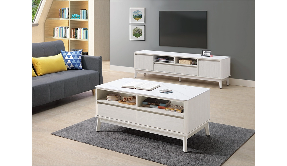 米倫4尺岩板大茶几