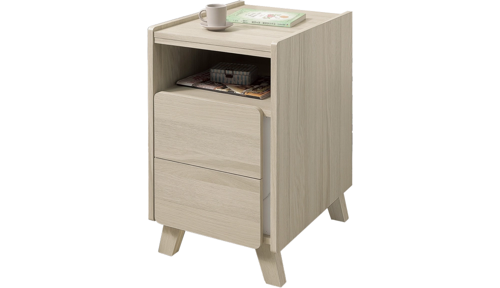 萊米克二抽收納櫃