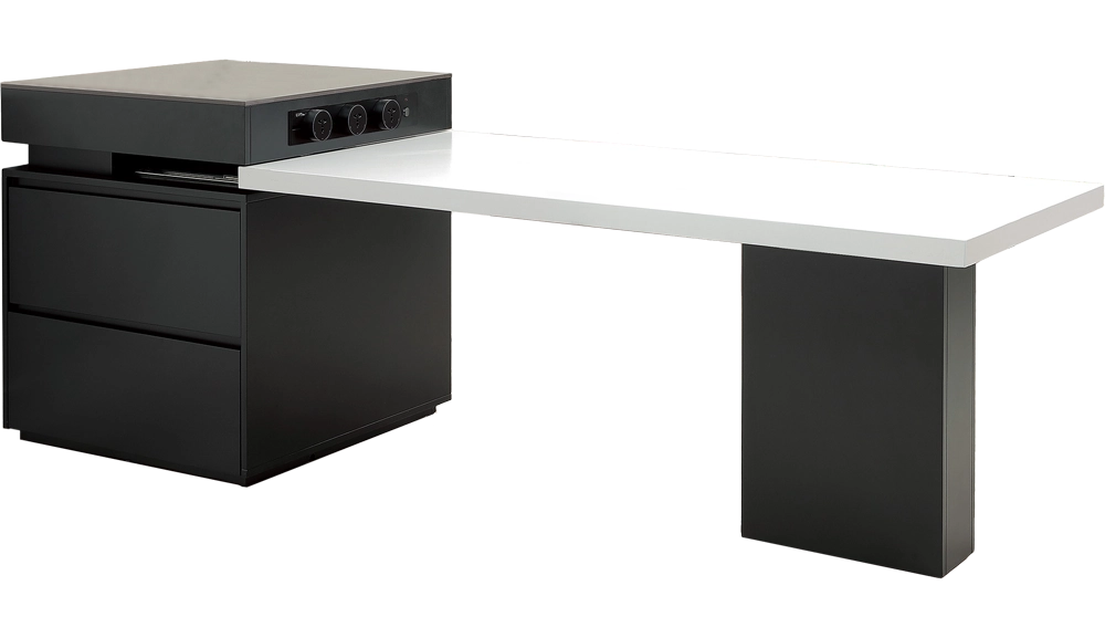 萊斯6.8尺岩板伸縮島台桌