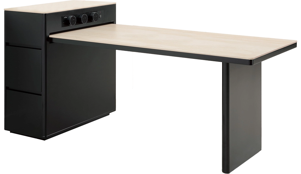 庫克5.3尺岩板伸縮島台桌