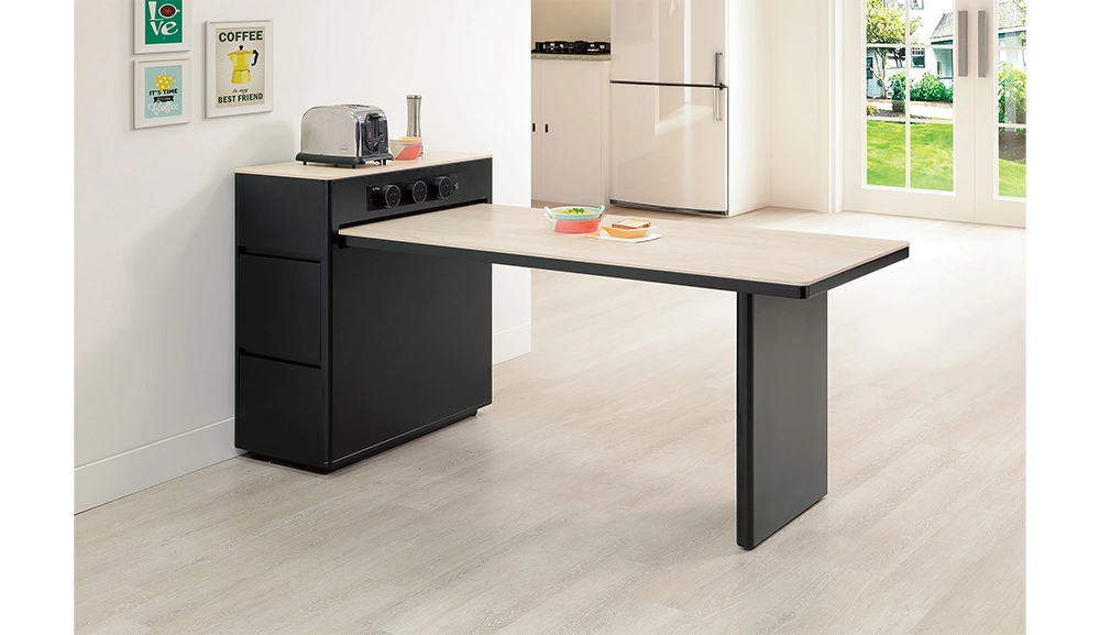 庫克5.3尺岩板伸縮島台桌