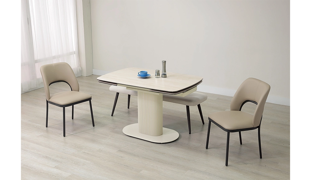 尼娜6尺複合陶板伸縮餐桌