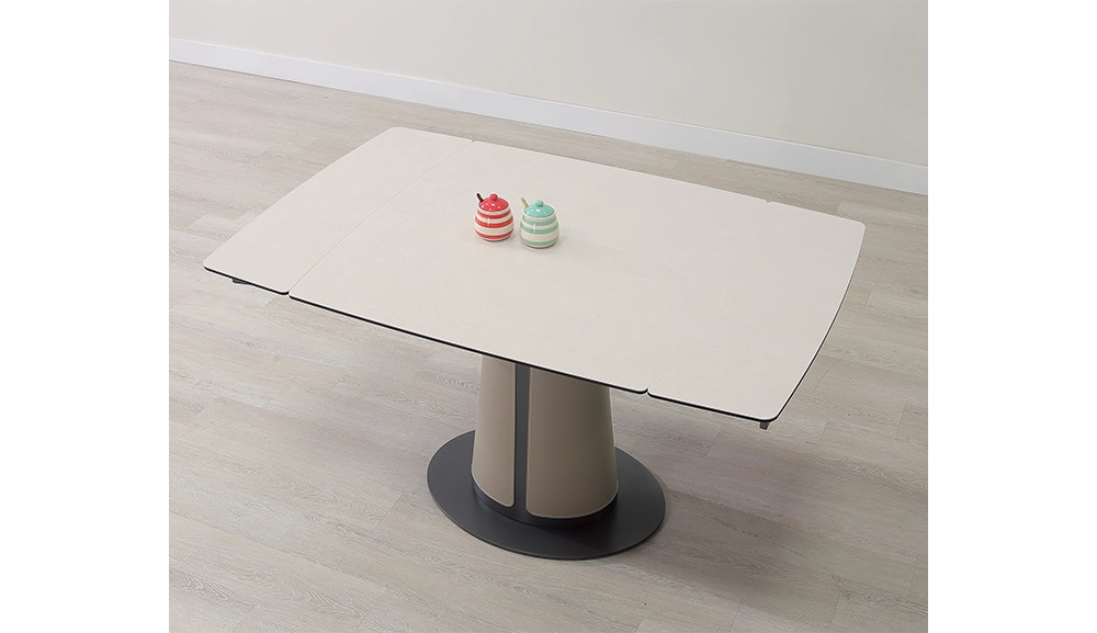 洛伊4.7尺複合陶板伸縮餐桌