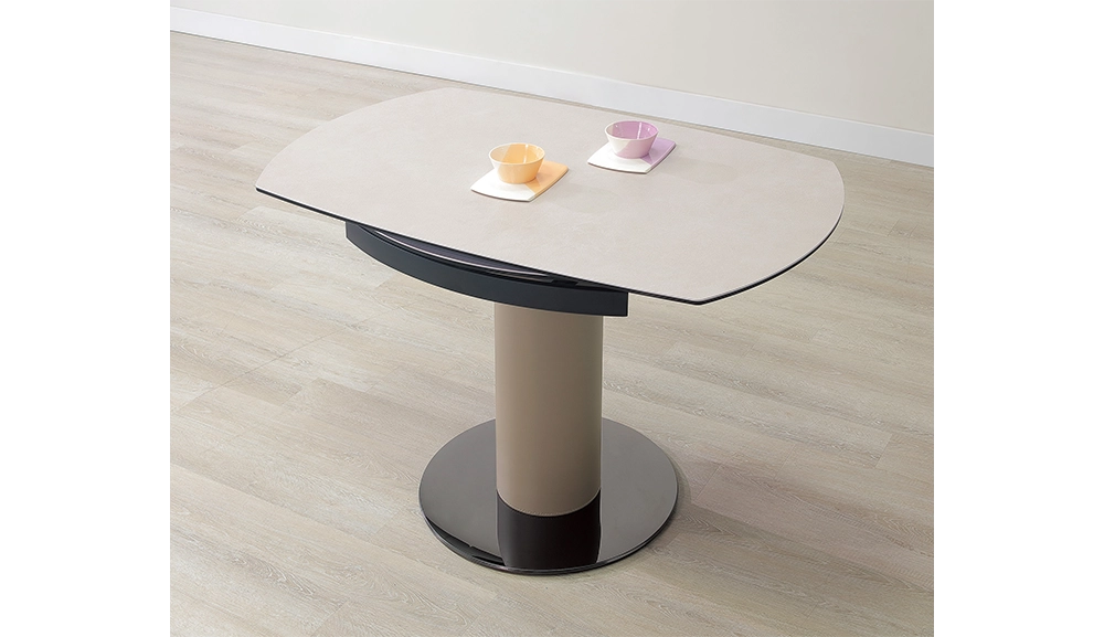 洛芙亞4尺複合陶板伸縮餐桌