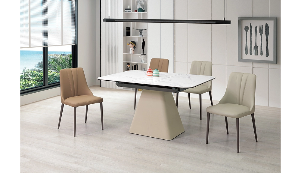 史密斯4.7尺複合陶板伸縮餐桌