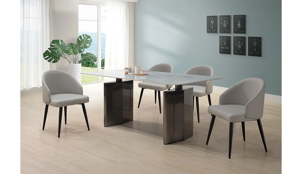 蓋博特6尺岩板餐桌