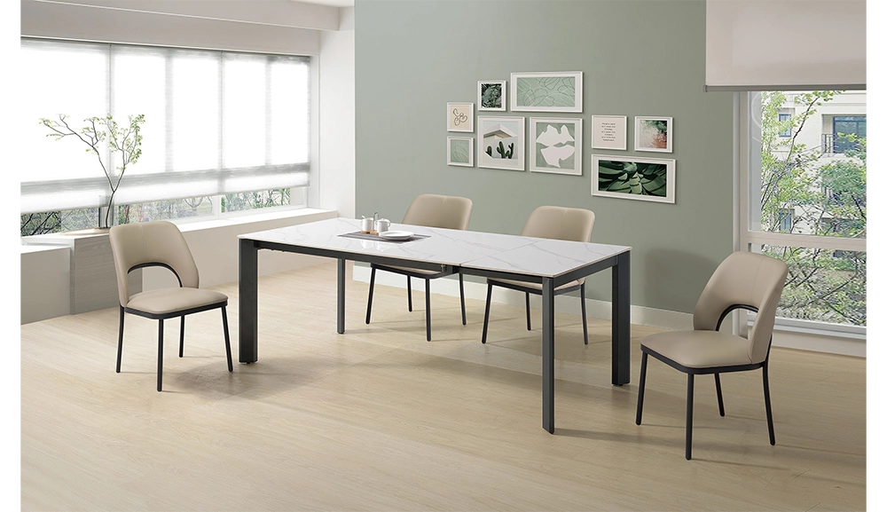 安德森6.6尺岩板伸縮餐桌