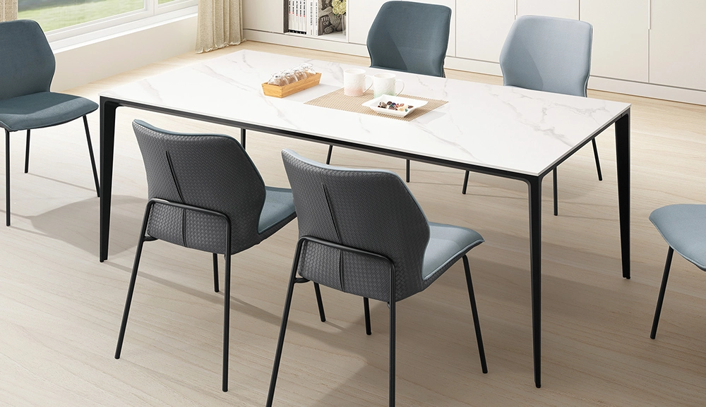 弗雷迪6尺鋁合金岩板餐桌