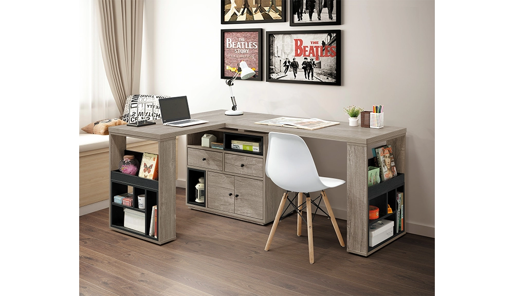 艾爾頓L型功能桌組