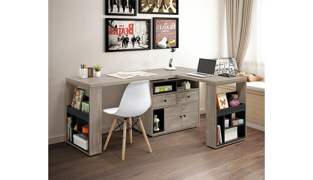 艾爾頓L型功能桌組