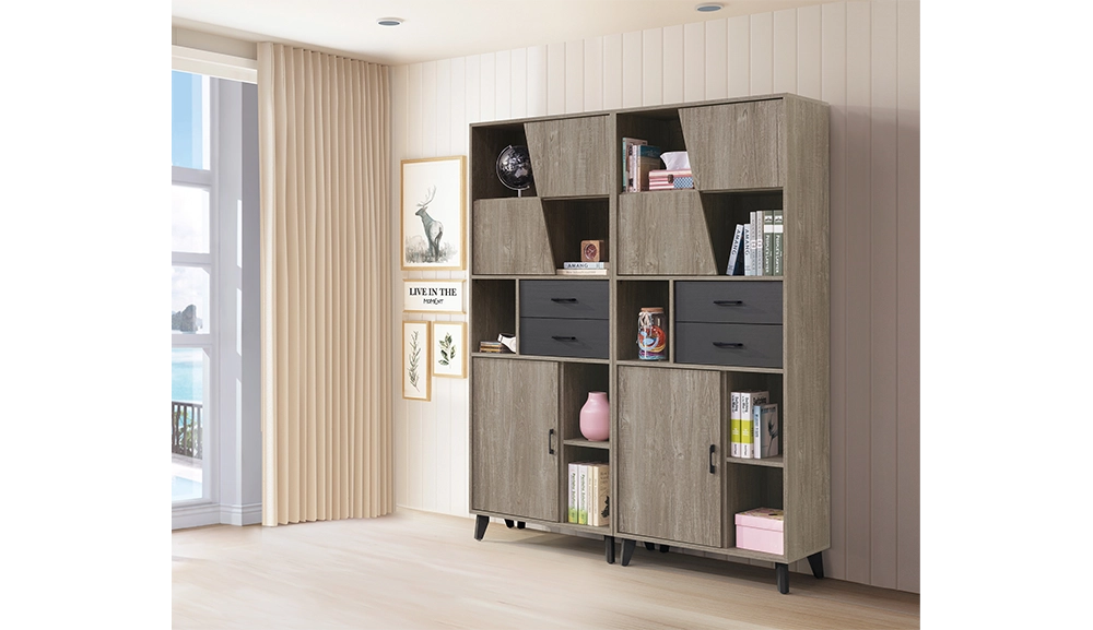 奧蘭多2.7尺系統式書櫃