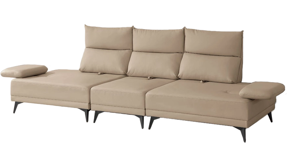 斯普拉皮革功能沙發