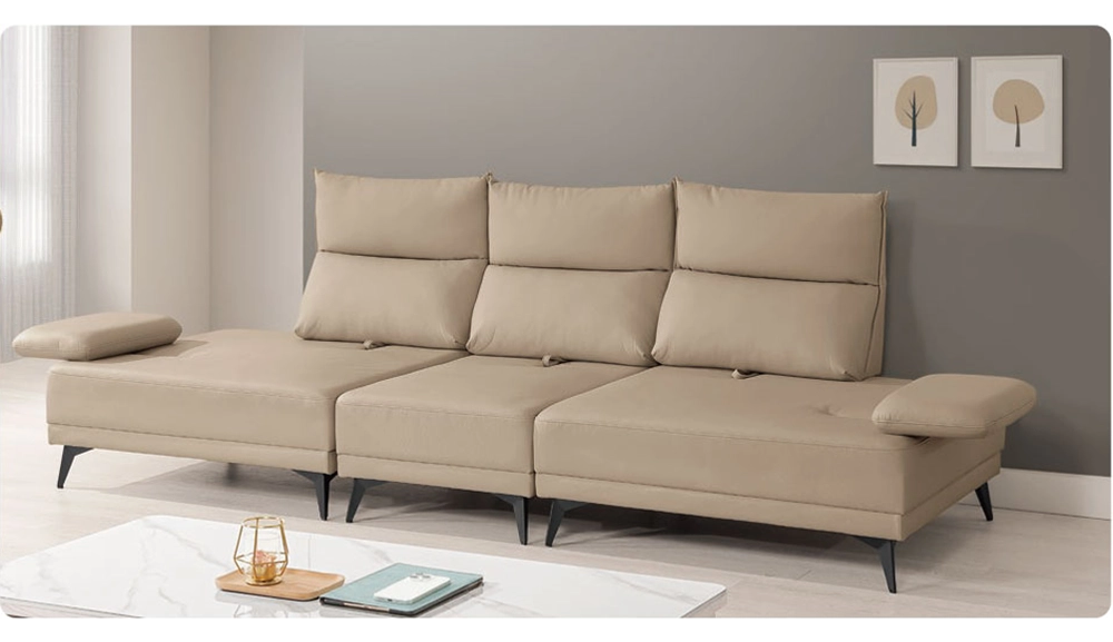 斯普拉皮革功能沙發