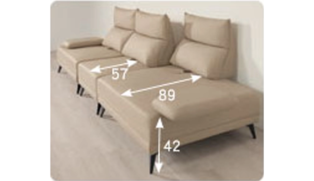 斯普拉皮革功能沙發