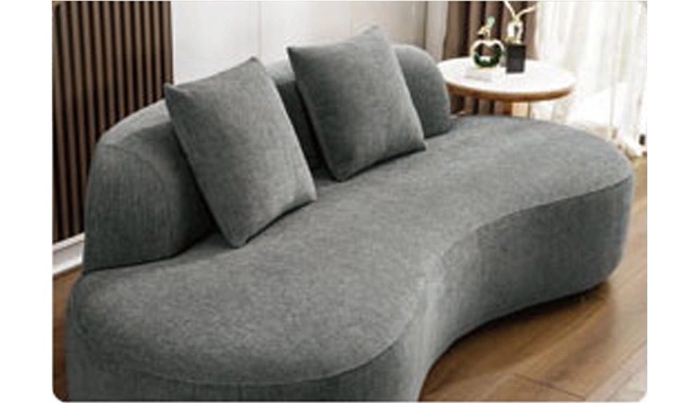 旺角灰色布花瓣沙發