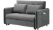 多倫多灰色布面沙發床
