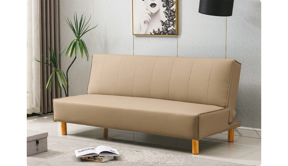 鋼琴鍵皮沙發床