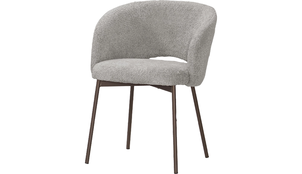 瑞斯餐椅(布)(五金腳)